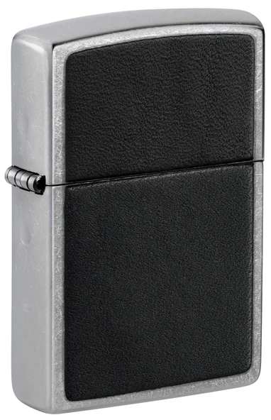 Zippo Black Leather Emblem Dizayn Çakmak ürün görseli 1