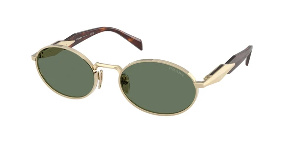 Prada PR 65ZS Kadın Güneş Gözlüğü ZVN70L Pale Gold Dark Green 55 Ekartman ürün görseli 1