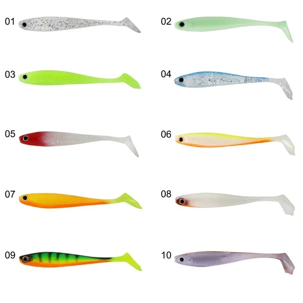 Captain 3587 Dagi Duck Shad 9cm 7gr Levrek Silikonu 5li Paket Suni Yem ürün görseli 1