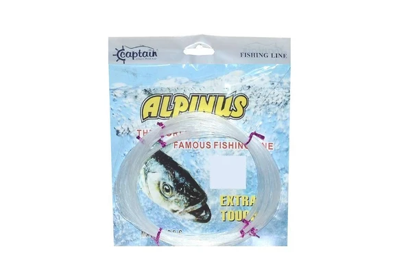 Captain Alpinus Poşet Misina 4x25 Bağlantılı 100mt Beyaz ürün görseli 1