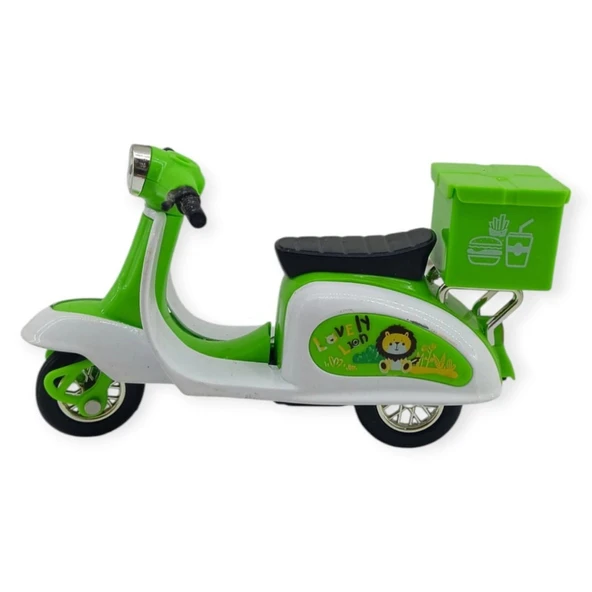 Çek Bırak Metal Vespa Motor  Cm - FY361A-D-YEŞİL - 1 ADET ürün görseli 1