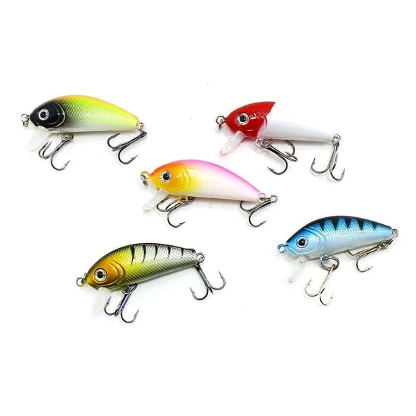 3399 Lure SET 45cm Floating 5li Maket Balık Seti