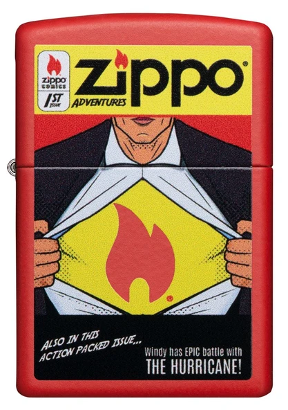 Zippo Çizgi Roman - Comic Dizayn Çakmak - Resim 2