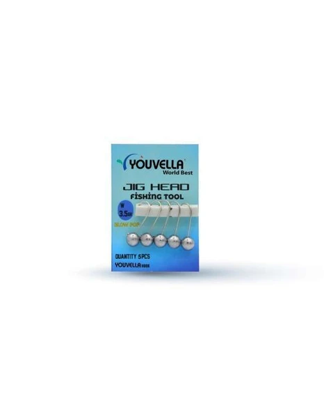 Youvella 6398 Jig Head Blow Pop LRF Jig Head 5li Paket ürün görseli 1