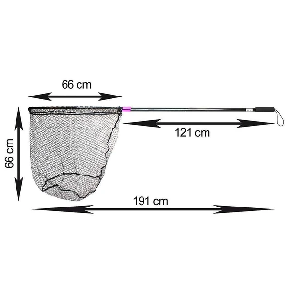 Captain 6783 Kepçe Tek Parça 120cm Alüminyum Saplı 70x60cm  Rubber Tor ürün görseli 1