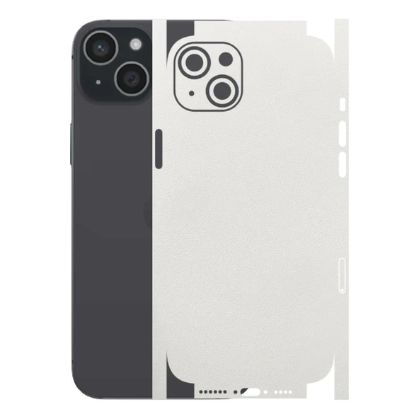 Kapps Iphone 15 Plus ile Uyumlu Bumper Serisi Premium Kaplama 360  Beyaz ürün görseli 1