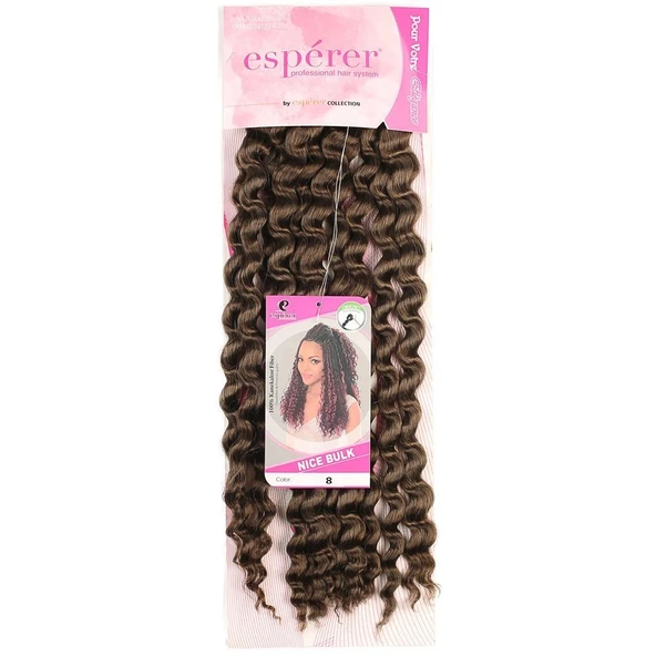 Nice Bulk Afro Su Daası  / Koyu Kumral ürün görseli 1