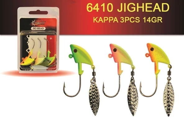 Captain Jig Head Kappa 3lü Mix Set Kaşıklı Jig Head ürün görseli 1