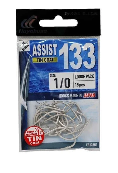 Hayabusa EB 133 Assist İğnesi Wide Tin Papağan ürün görseli 1