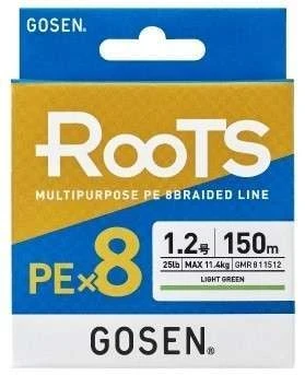 Gosen X8 Roots PE 8 Örgü Spin İp Misina 150mt AYeşil ürün görseli 1