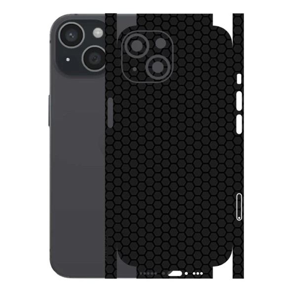 Kapps Iphone 15 ile Uyumlu Bumper Serisi Premium Kaplama 360  Siyah ürün görseli 1
