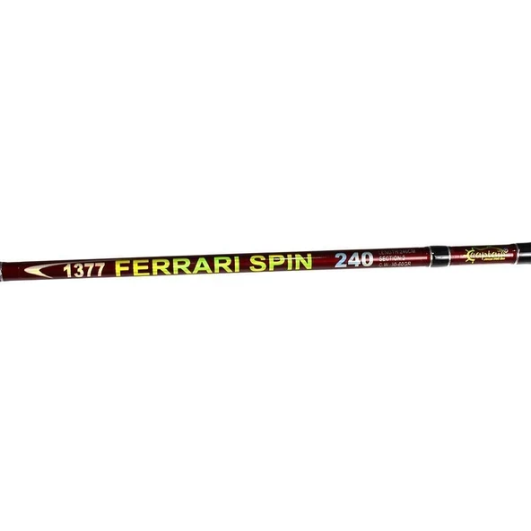 Captain 1377 Ferrari 2 Parça Spin Kamış 30-60gr Atar - Resim 3