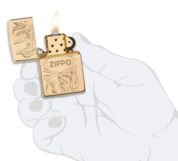 Zippo Marble Dizayn Çakmak - Resim 4