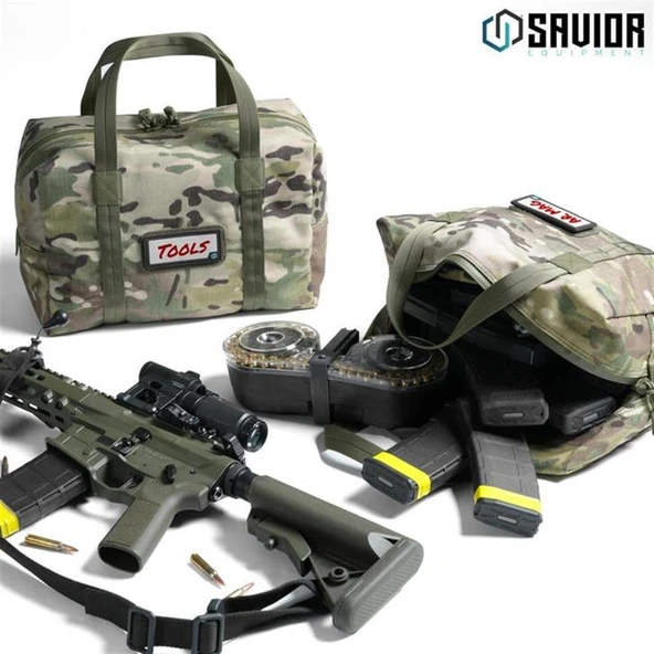 SAVIOR MINI HAULER Duffle Çanta (2'li) (Kamuflaj) - Resim 4