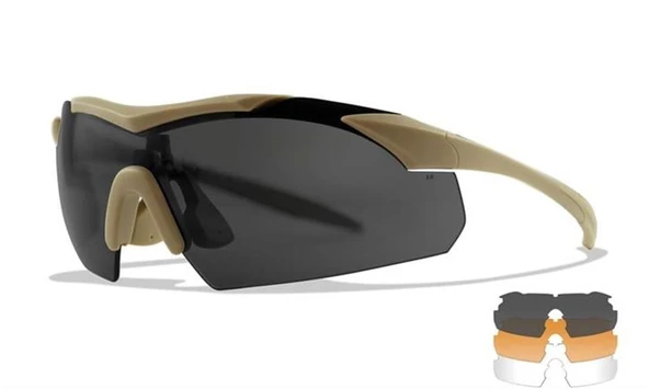 WILEY X VAPOR 2.5 Balistik Gözlük (3 Lens) ürün görseli 1