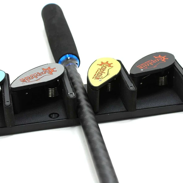 Captain Pro Mini Duvar Tipi 6lı Olta Standı 30x5cm - Resim 5