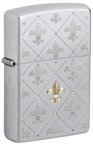 Zippo Fleur-De-Lys Pattern Dizayn Çakmak ürün görseli 1