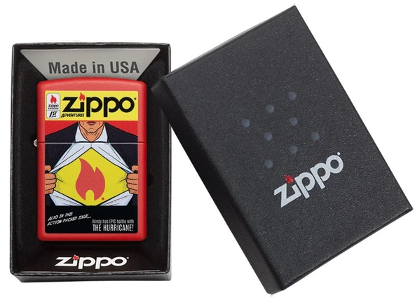 Zippo Çizgi Roman - Comic Dizayn Çakmak - Resim 5