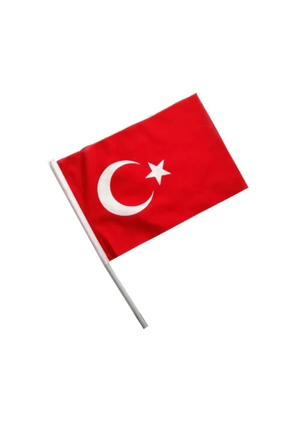 Vatan Bez Bayrak Sopalı 5 Adet 30x45 CM ürün görseli 1