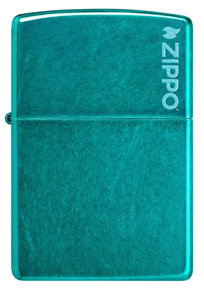 Zippo Candy Teal Matte Logo Dizayn Çakmak - Resim 2