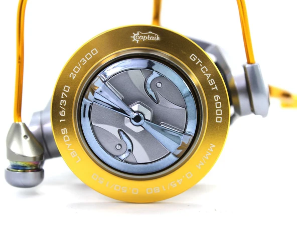 Captain GT-Cast Metal 6000 Tekne Makinesi 8+1 BB ürün görseli 1