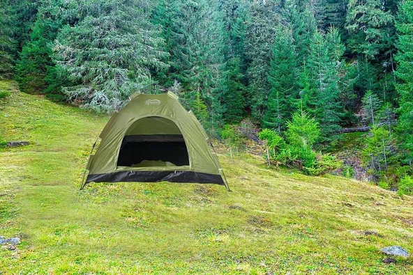 Captain Kamp Çadırı 7302 Otomatik Kurulan Şemsiye Tipi Sineklikli 200x150x125cm ürün görseli 1