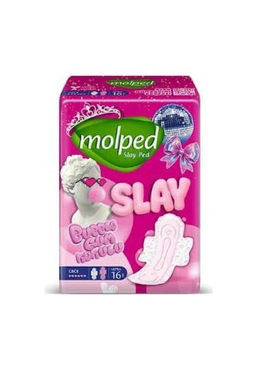 Molped Süper Ekonomik Paket Slay Ped Gece 16'lı ürün görseli 1