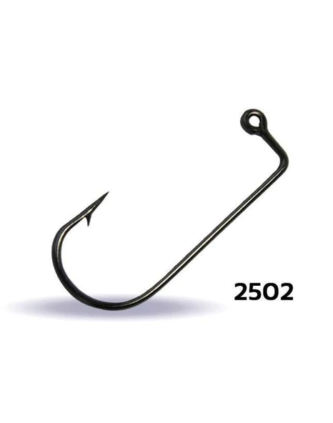 Youvella 2502 Jig Head İğnesi Delikli Uzun 100lü Kutu Black Nikel ürün görseli 1