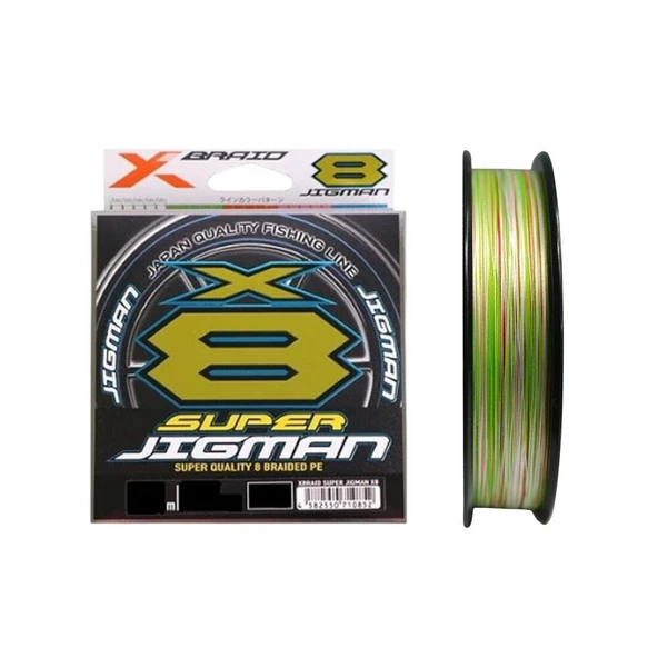 X Braid Super Jigman 8X 25Lb #1,2 300M İp Misina ürün görseli 1