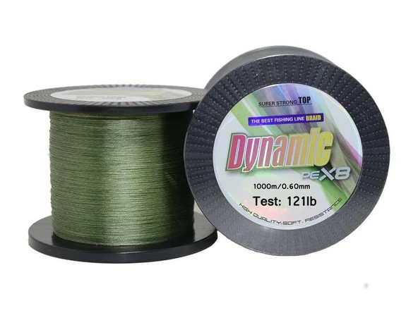 Captain Dynamic PE 8 Örgü İpi Misina 1000mt Yeşil ürün görseli 1
