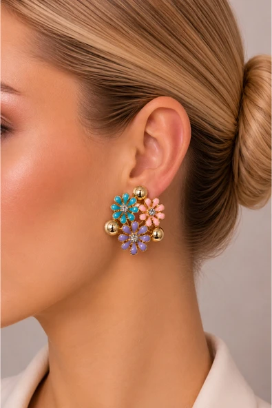 Amélie Summer Luxury Küpe ürün görseli 1