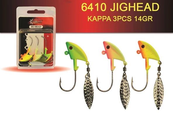 Captain Jig Head Kappa 3lü Mix Set Kaşıklı Jig Head ürün görseli 1