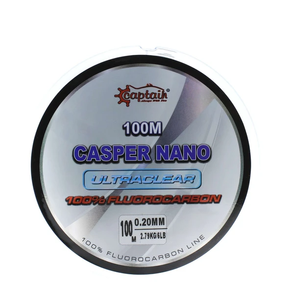 Captain Casper Nano %100 Fluoro Carbon Misina 100mt ürün görseli 1