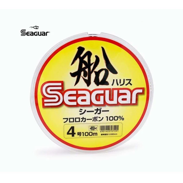 Seaguar Fune Harisu %100 Fluoro Carbon Misina 100mt ürün görseli 1