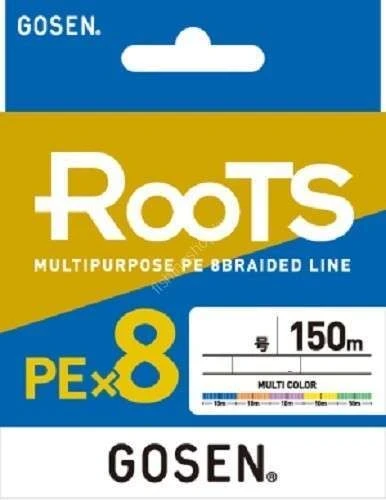 Gosen X8 Roots PE 8 Örgü Spin İp Misina 150mt Multi Color ürün görseli 1