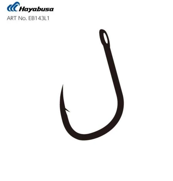 Hayabusa K1 XS Sazan İğnesi Dövme Teflon Black 10lu Paket ürün görseli 1