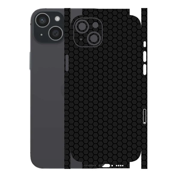Kapps Iphone 15 Plus ile Uyumlu Bumper Serisi Premium Kaplama 360  Siyah ürün görseli 1