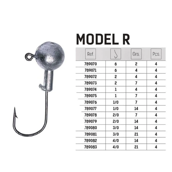 Jinza Jig Head Jig-R No:2 4gr Pcs:4 - Resim 2