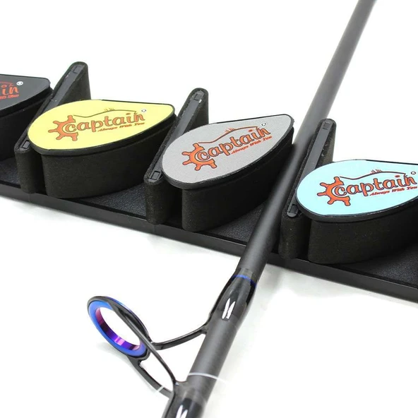 Captain Pro Mini Duvar Tipi 6lı Olta Standı 30x5cm - Resim 4