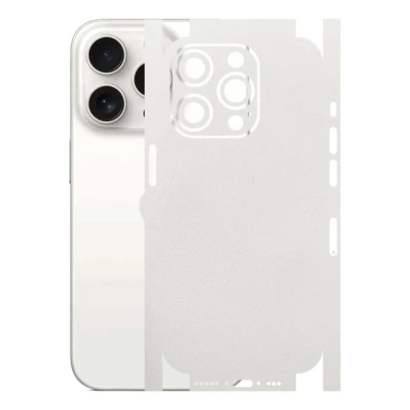Kapps Iphone 15 Pro ile Uyumlu Bumper Serisi Premium Kaplama 360  Beyaz ürün görseli 1