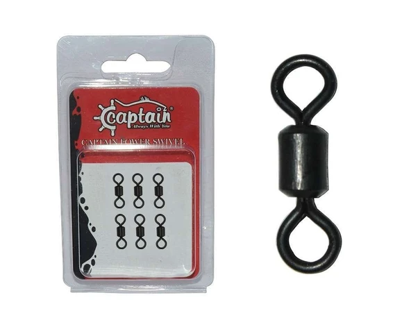 Captain 5006 Rulmanlı Fırdöndü 6lı Paket Mat Black ürün görseli 1