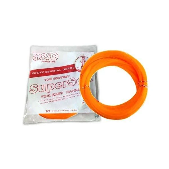 Asso Super Soft Çile 1000mt Monofilament Misina Sarı ürün görseli 1