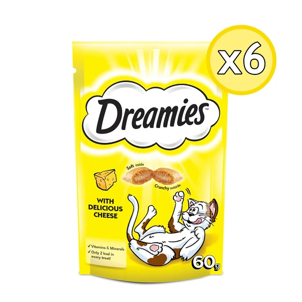 Dreamies Peynirli Yetişkin Kedi Ödül Maması 60 Gr 6 Adet ürün görseli 1