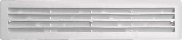 ErmaC Raksan 008 A Kapı Transfer Menfezi 400x90 mm Plastik Beyaz 1 set (çift taraflı) ürün görseli 1
