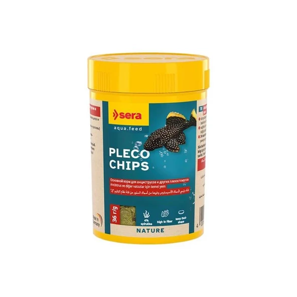 Sera Pleco Chips Vatoz Yemi 100 Ml 36 Gr ürün görseli 1