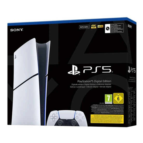 Sony Playstation 5 Slim Digital Versiyon 825 GB Oyun Konsolu (Bilkom Garantili) ürün görseli 1