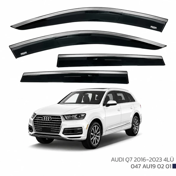 Audi Q7 Cam Rüzgarlığı Kromlu 2016-2023 Arası Uyumlu ürün görseli 1