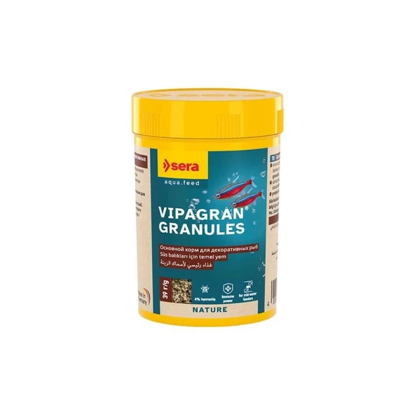 Sera Vipagran Granules Süs Balığı Yemi 100 Ml ürün görseli 1