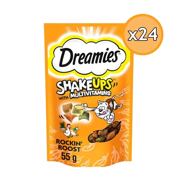 Dreamies Shake Ups Kümes Hayvanlı Kedi Ödül Maması 55 Gr 24 Adet ürün görseli 1