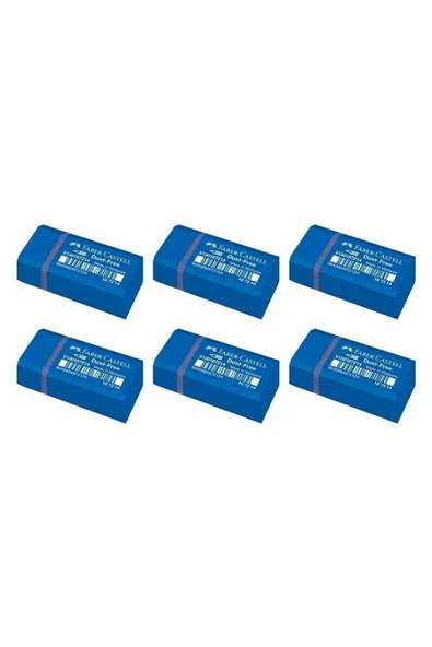 Faber Sınav Silgisi Mini Boy (5130187214) 6 Lı Paket ürün görseli 1